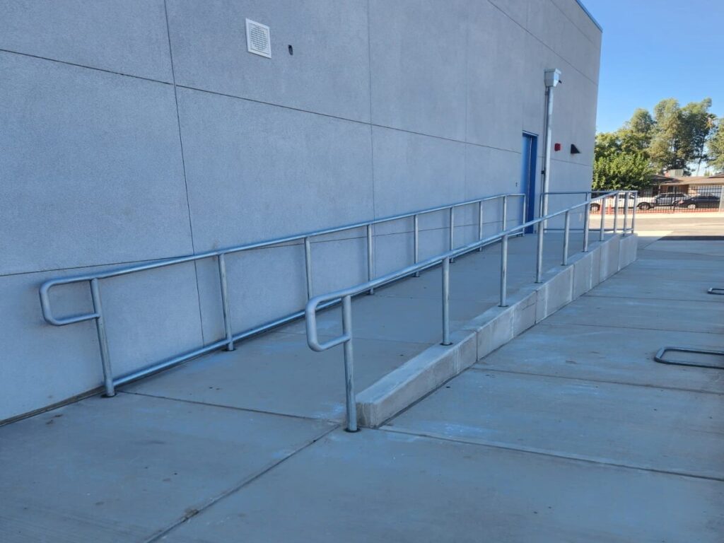 Commercial railings and handrails in Sacramento