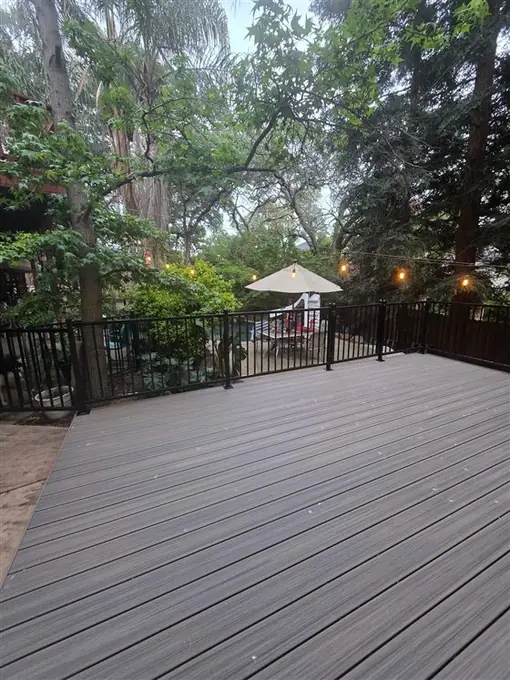 Commercial ornamental iron railing by Palmer Fence in Folsom
